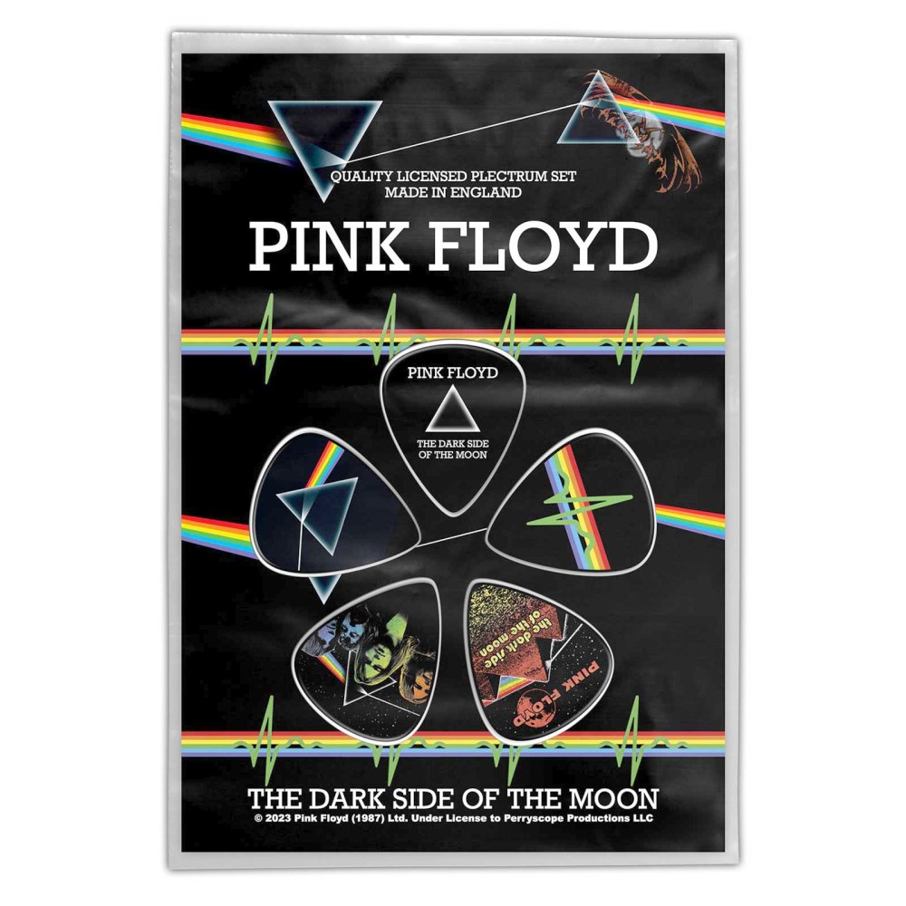 Pink Floyd - Dark Side Of The Moon Plectrum - Set of 5 - Multicolours